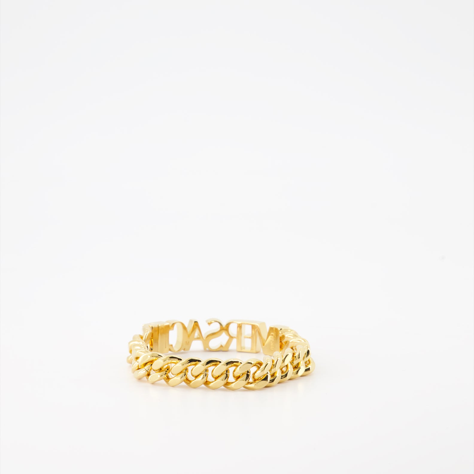 Bijoux Bracelet en maillons Versace Doré Homme