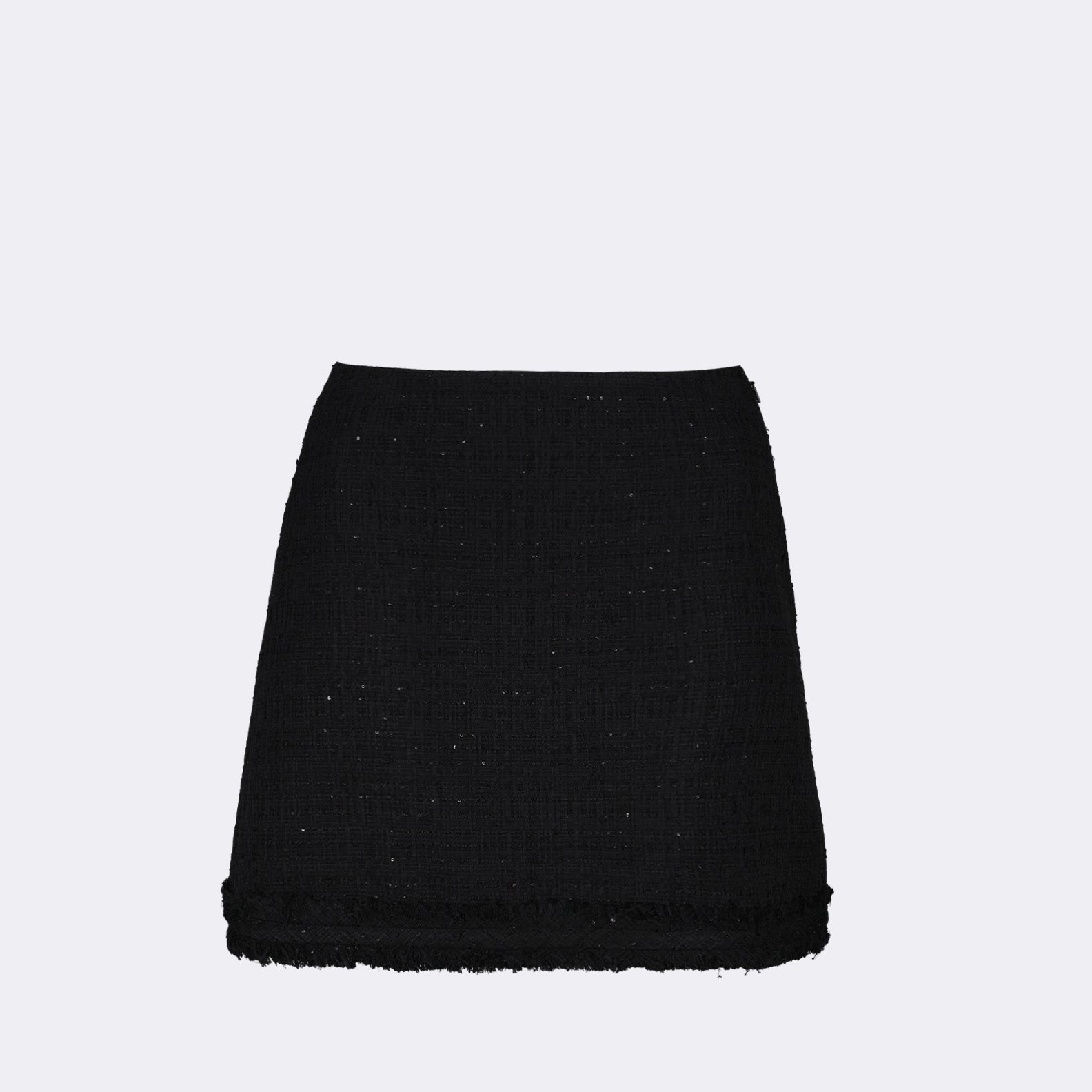 Tweed mini skirt