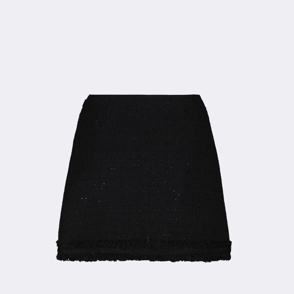 Skirts Tweed mini skirt Versace Black Women