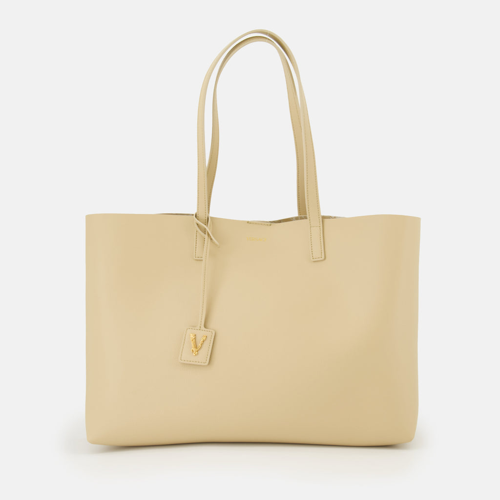 Sacs bandoulière Sac cabas Virtus Versace Beige Femme