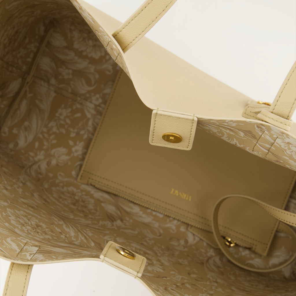 Sacs bandoulière Sac cabas Virtus Versace Beige Femme