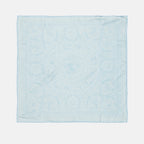 Scarves and gloves Barocco silk scarf Versace Blue Unisex