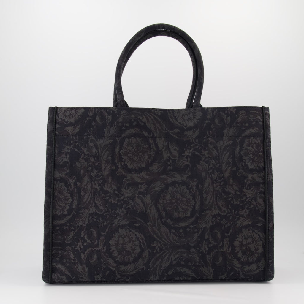 Tote bags Athena Barocco tote bag Versace Black Unisex