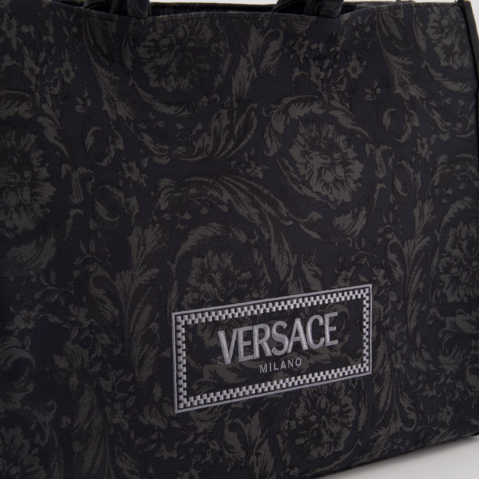 Tote bags Athena Barocco tote bag Versace Black Unisex