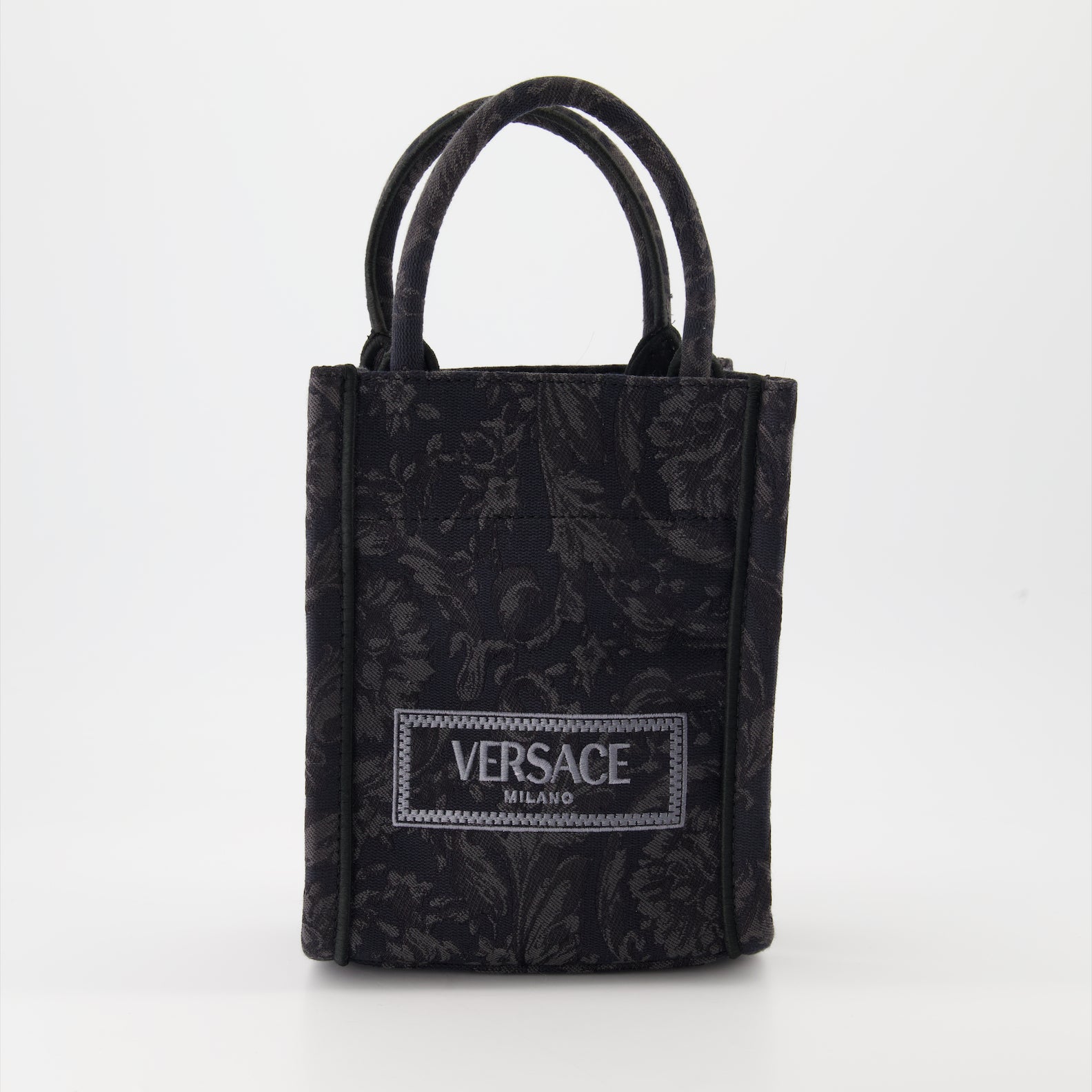 Borse tote Sac seau Athena Barocco Versace Nero Unisex