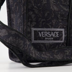 Borse tote Sac seau Athena Barocco Versace Nero Unisex