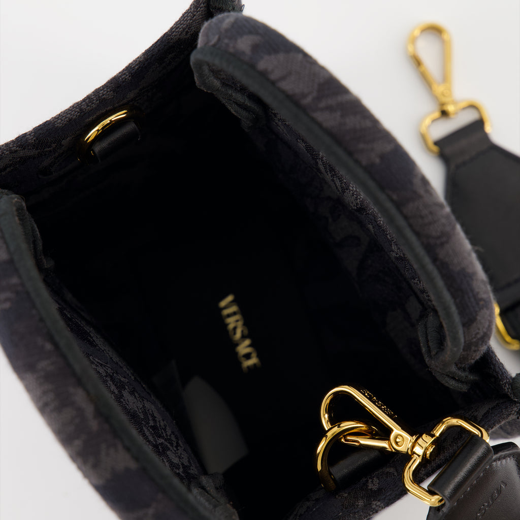 Borse tote Sac seau Athena Barocco Versace Nero Unisex