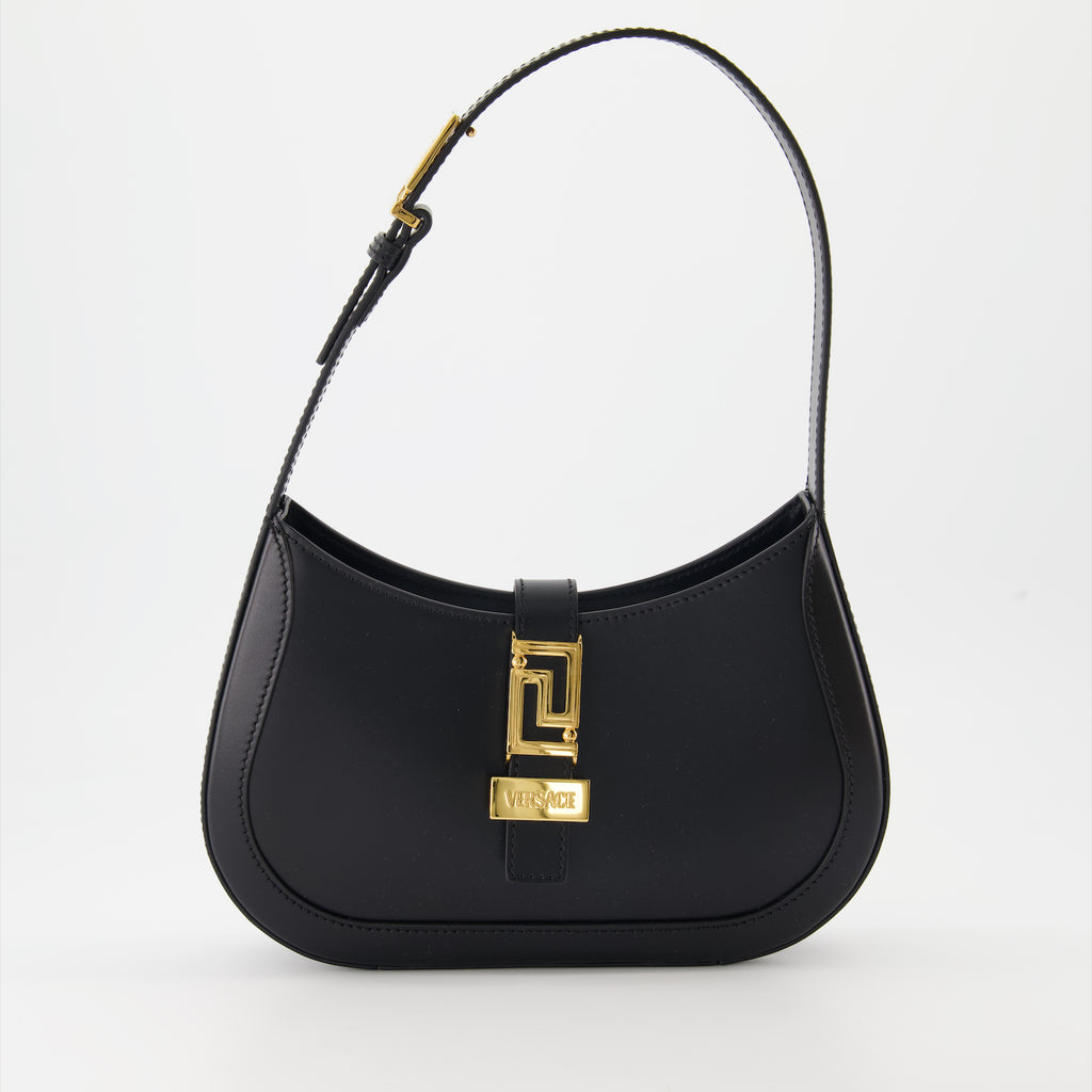 Borse a mano e a spalla Sac Hobo Greca Goddess Versace Nero Femme