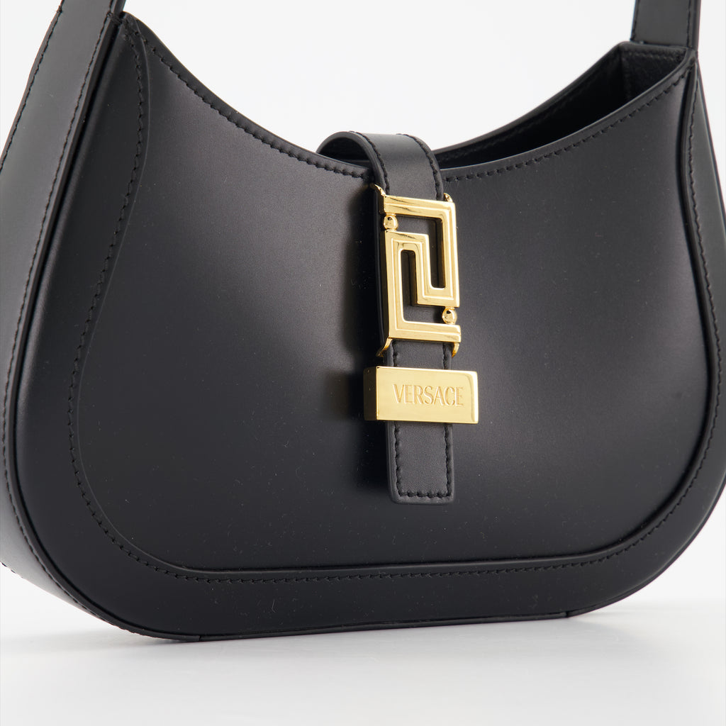 Borse a mano e a spalla Sac Hobo Greca Goddess Versace Nero Femme