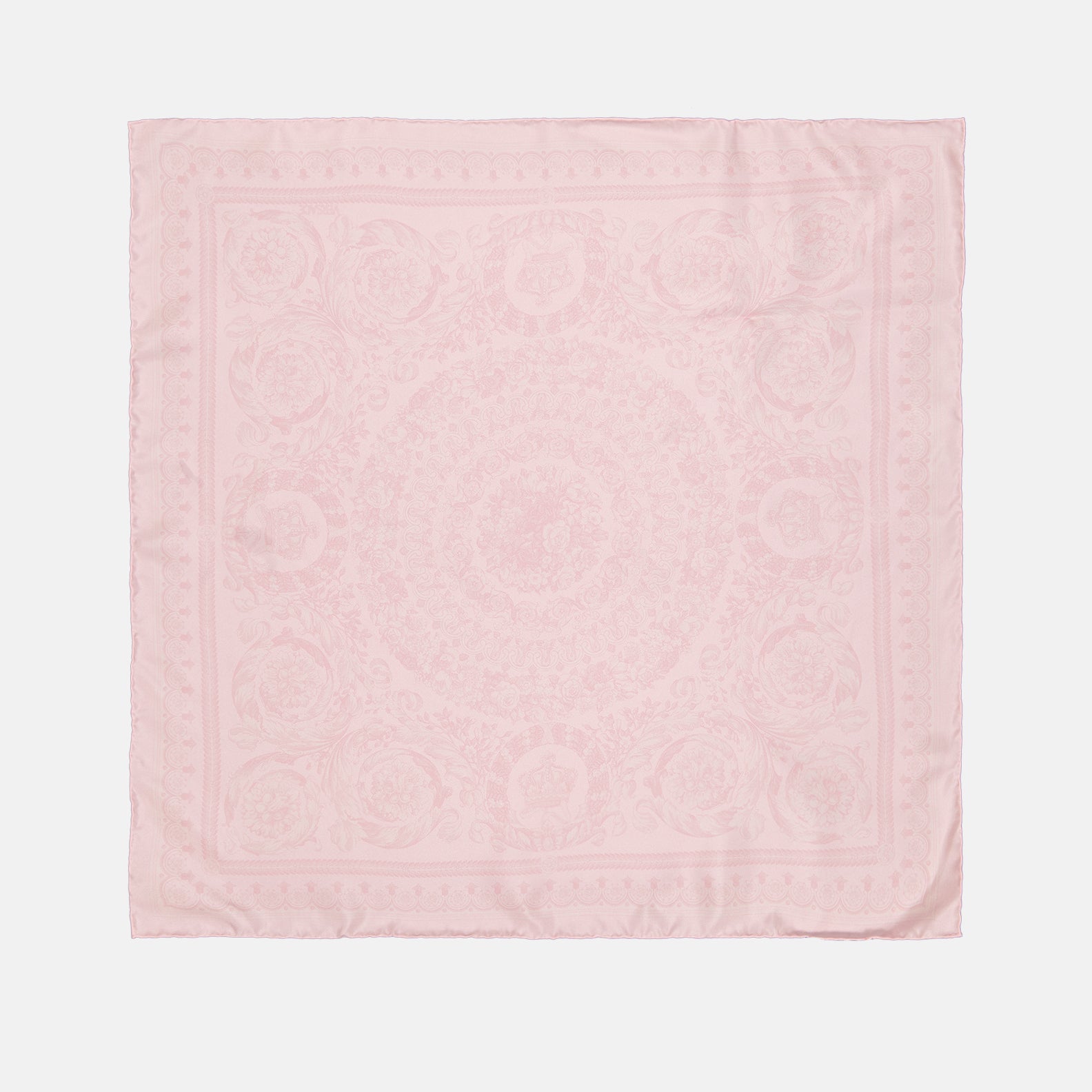 Schals und handschuhe Foulard Barocco en soie Versace Rosa Unisex