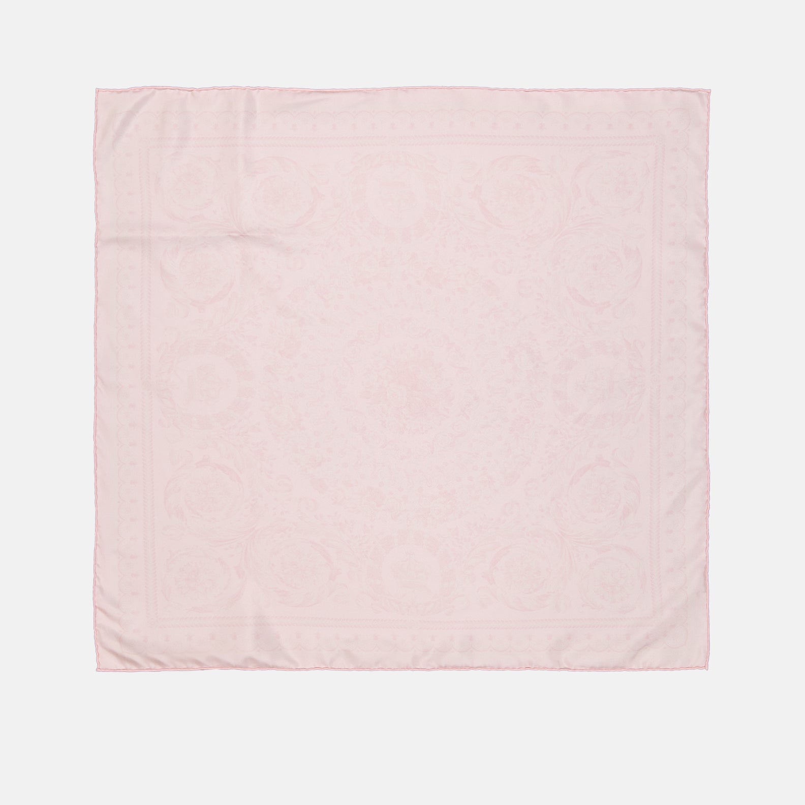Schals und handschuhe Foulard Barocco en soie Versace Rosa Unisex