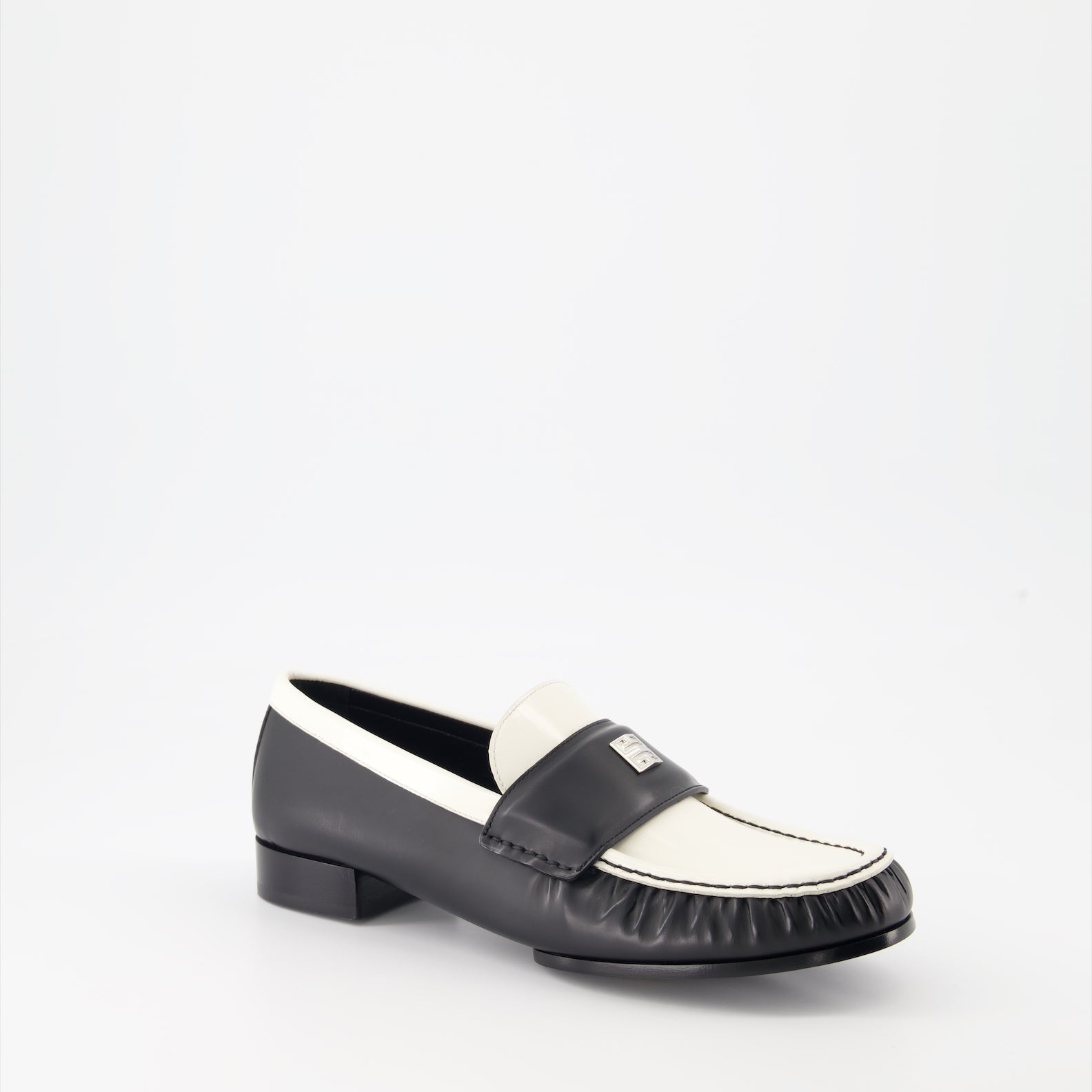 Mocassins Mocassins 4G en cuir Givenchy Noir Femme