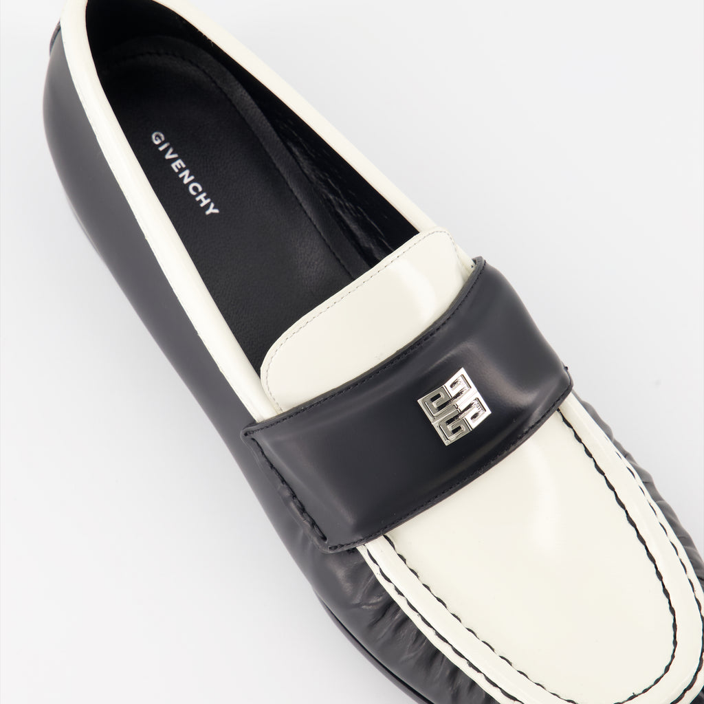 Mocassins Mocassins 4G en cuir Givenchy Noir Femme
