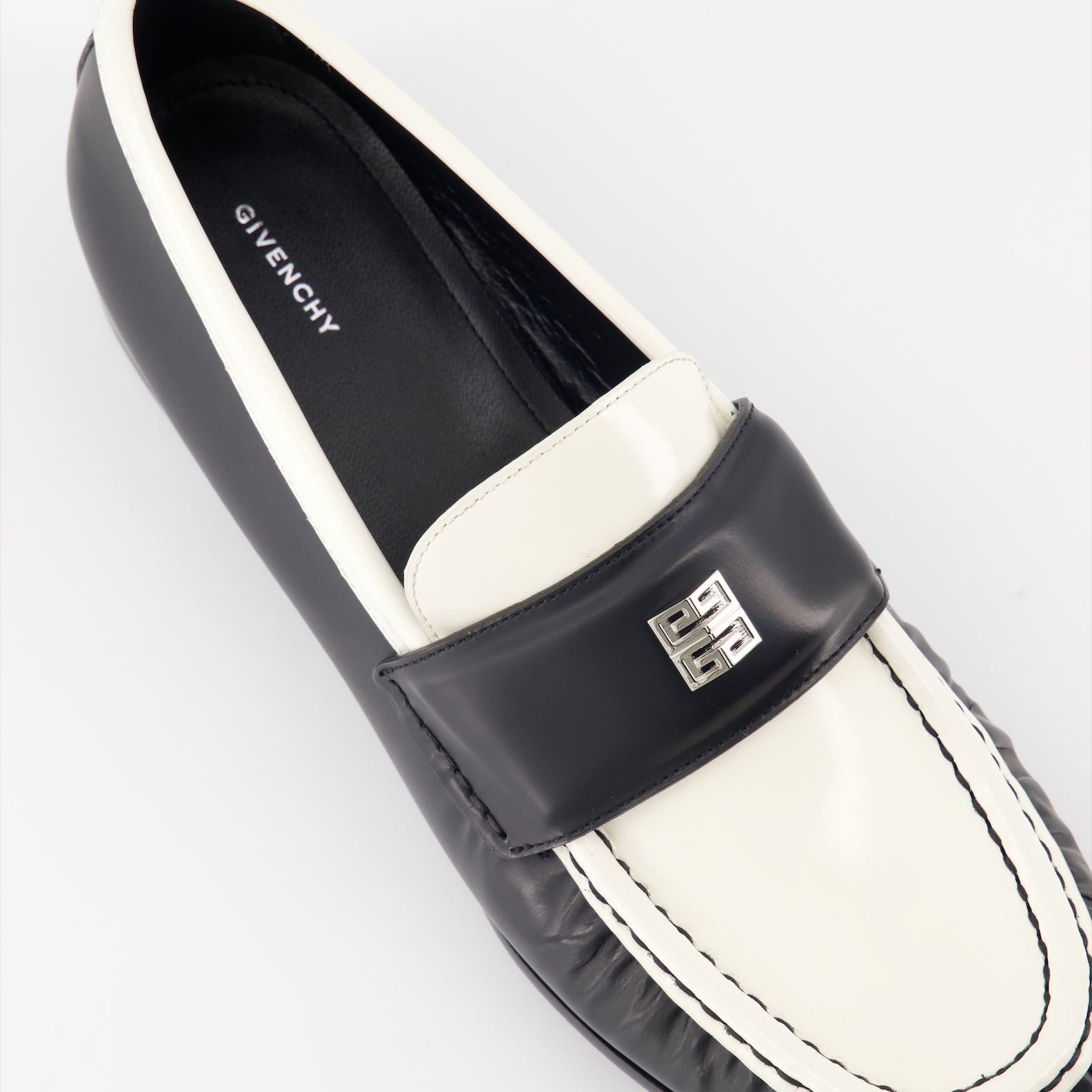 Mocassins Mocassins 4G en cuir Givenchy Noir Femme