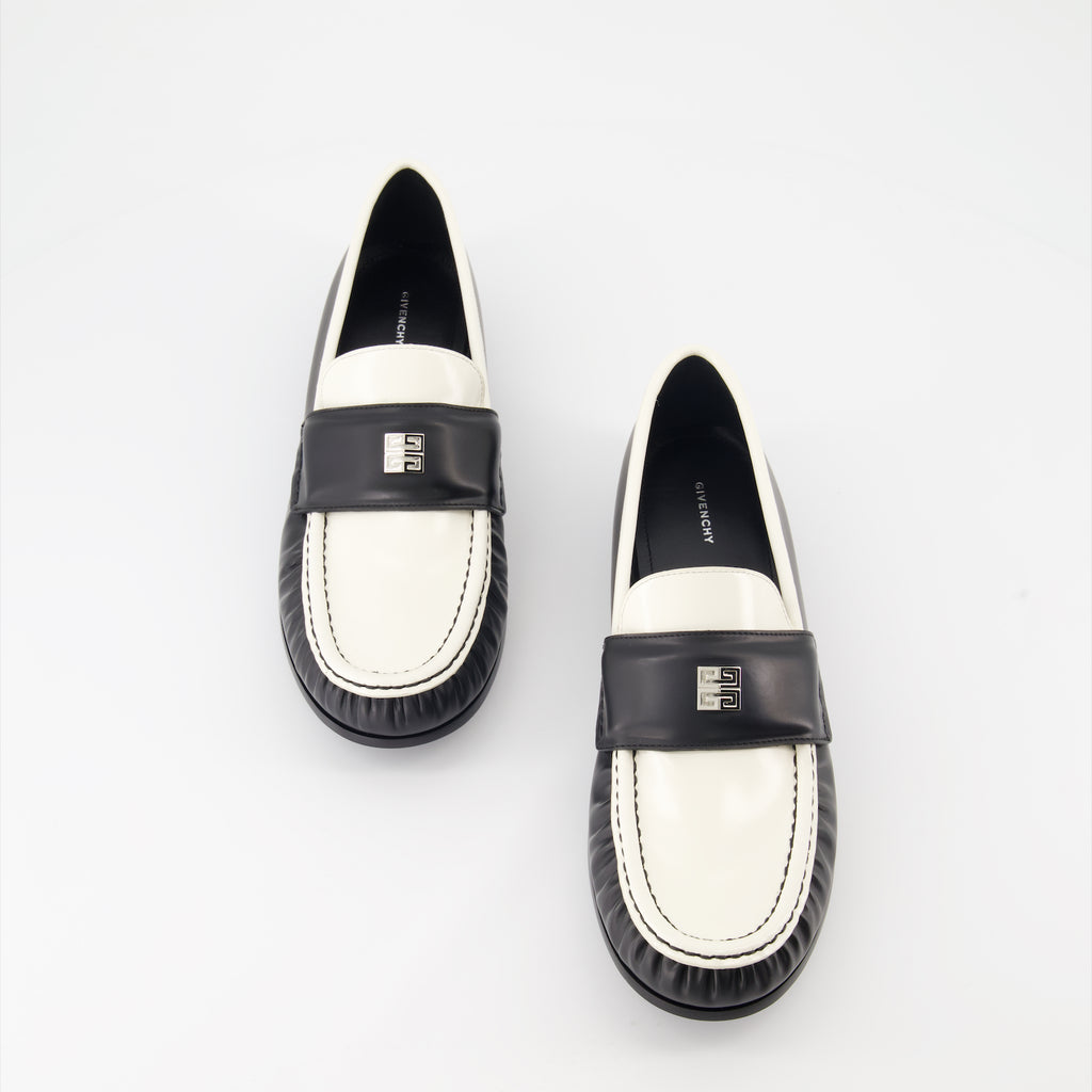 Mocassins Mocassins 4G en cuir Givenchy Noir Femme