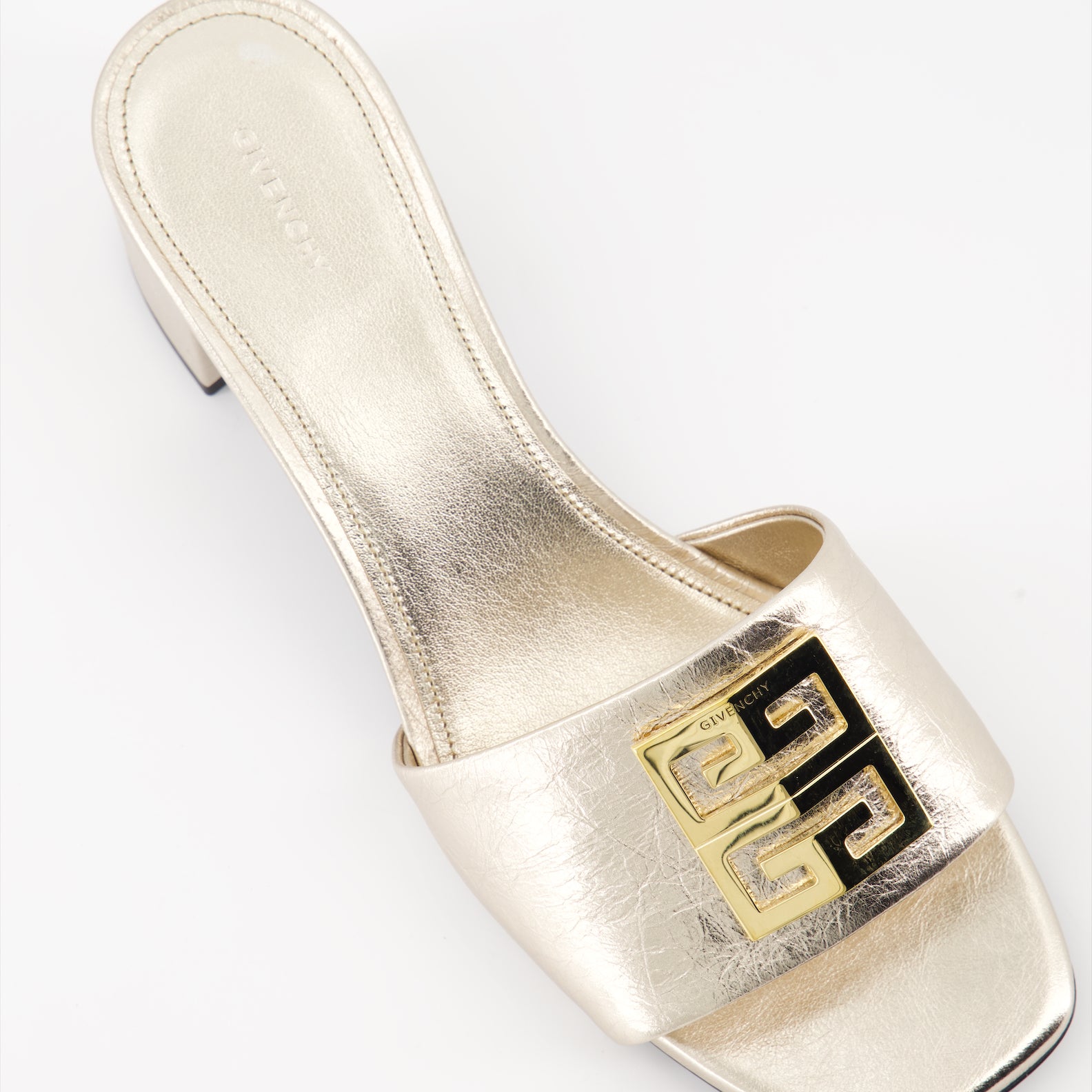 Chaussures ouvertes Mules 4G Givenchy Doré Femme