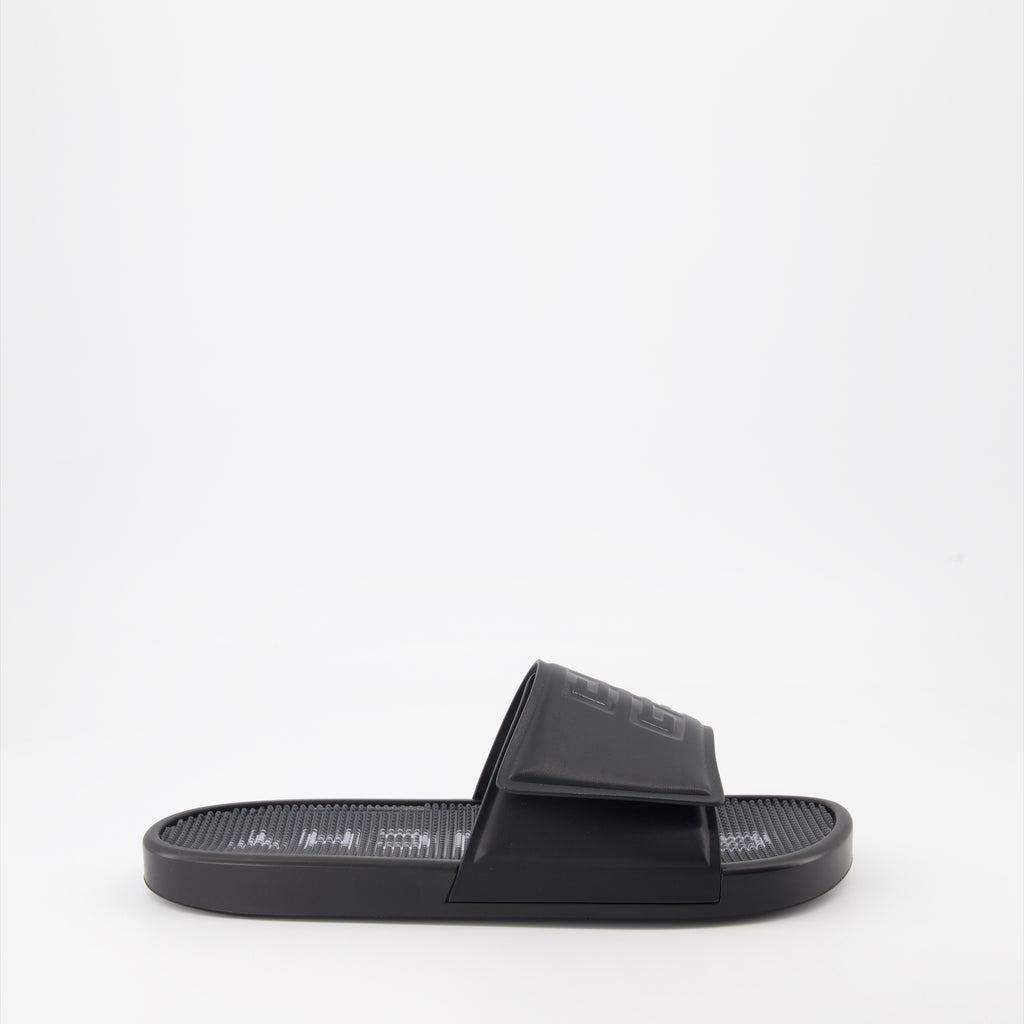 Open shoes Velcro slides Givenchy Black Man