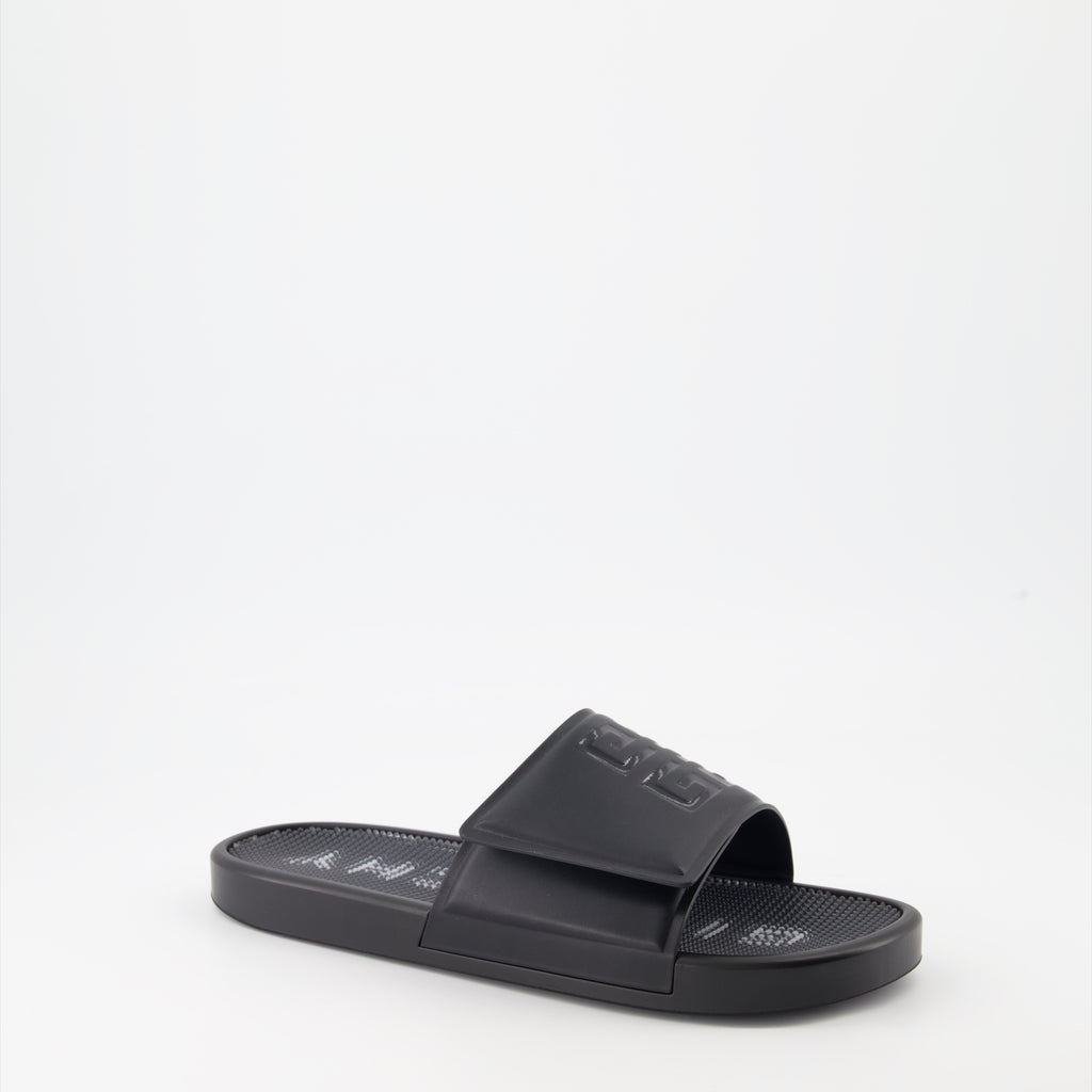 Open shoes Velcro slides Givenchy Black Man