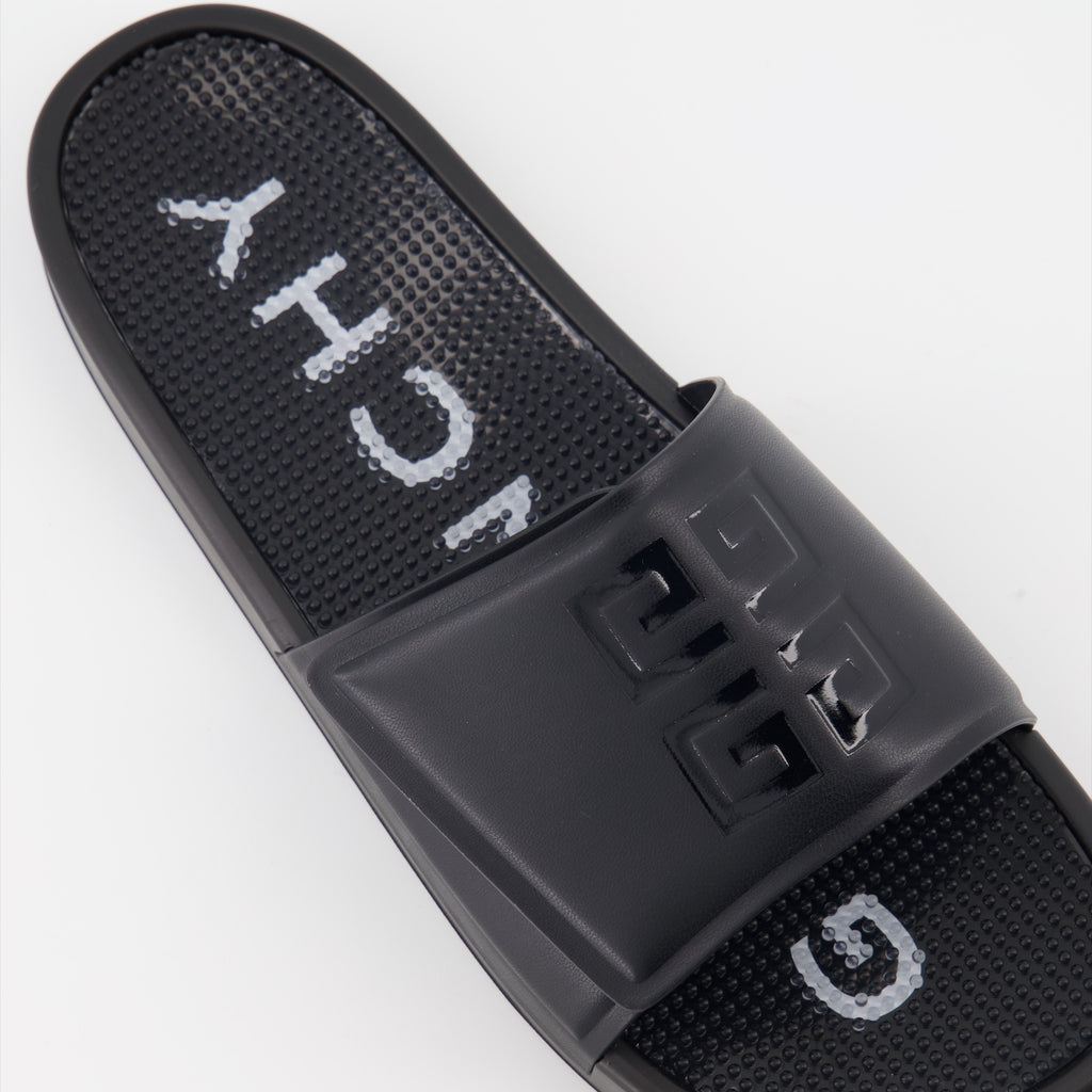 Open shoes Velcro slides Givenchy Black Man