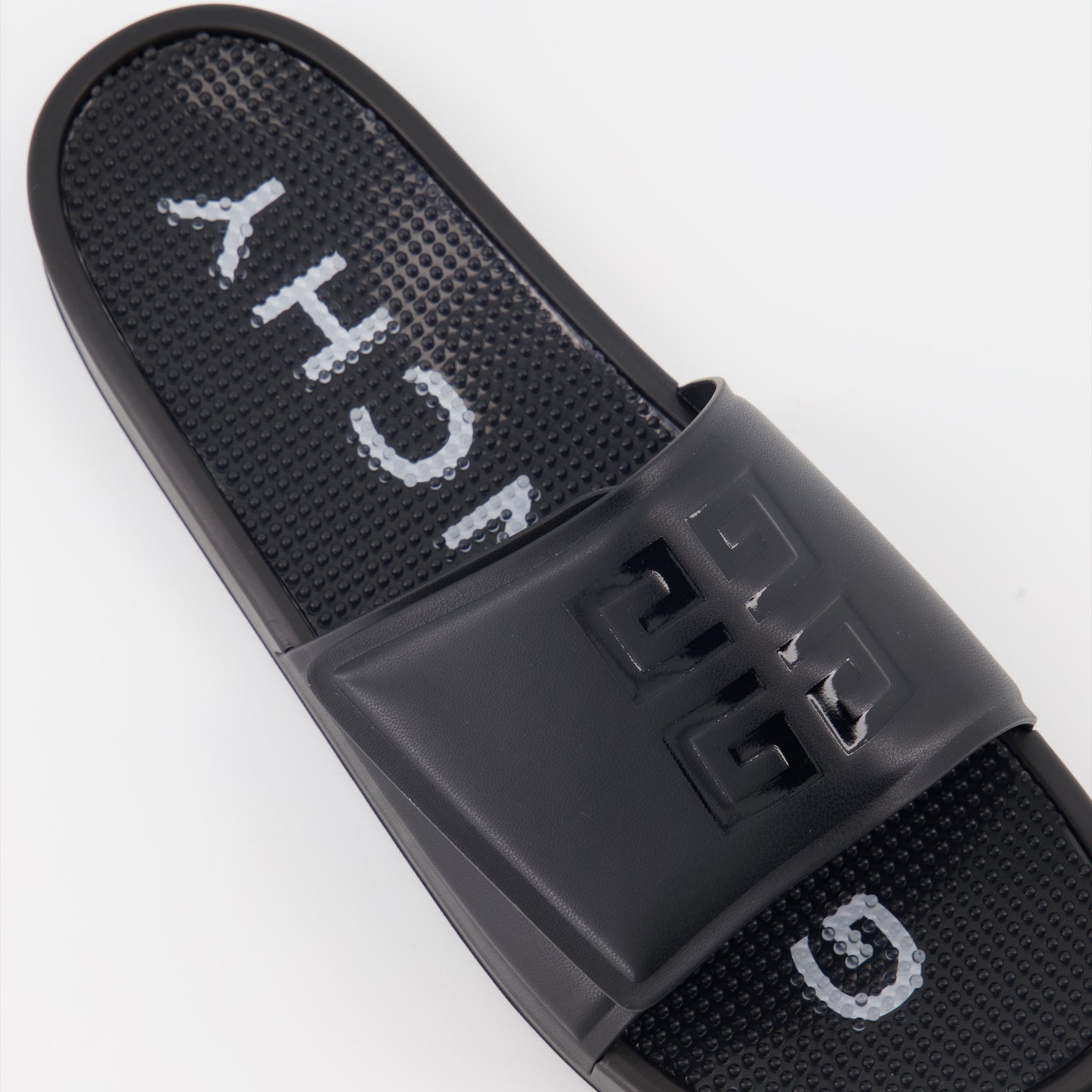Open shoes Velcro slides Givenchy Black Man