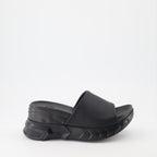 Offene schuhe Mules à plateforme Givenchy Schwarz Femme