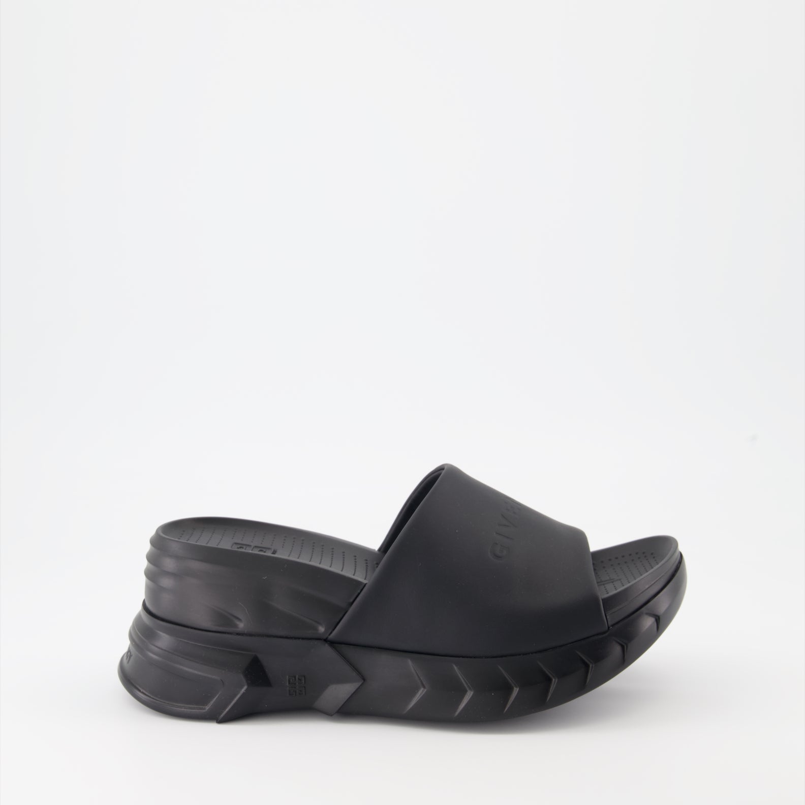 Offene schuhe Mules à plateforme Givenchy Schwarz Femme