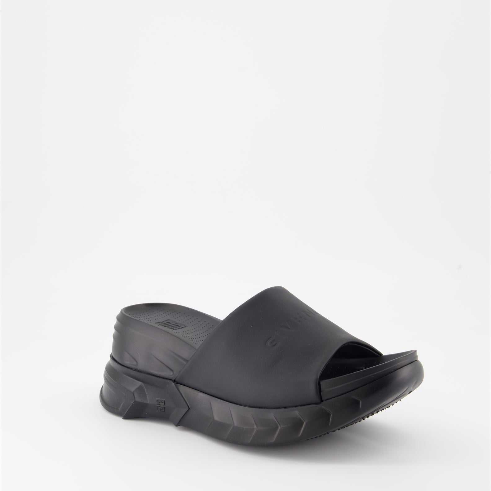 Offene schuhe Mules à plateforme Givenchy Schwarz Femme