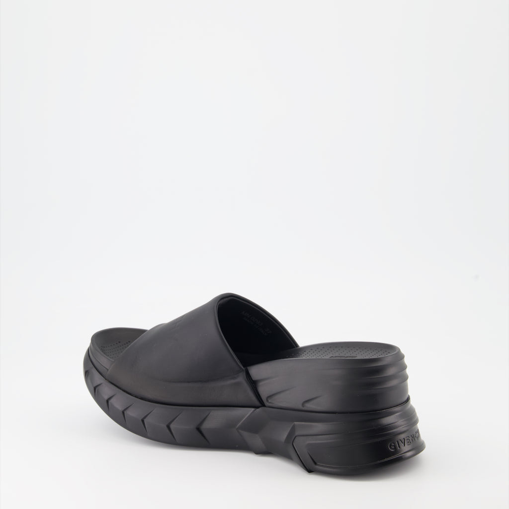 Offene schuhe Mules à plateforme Givenchy Schwarz Femme