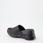 Offene schuhe Mules à plateforme Givenchy Schwarz Femme