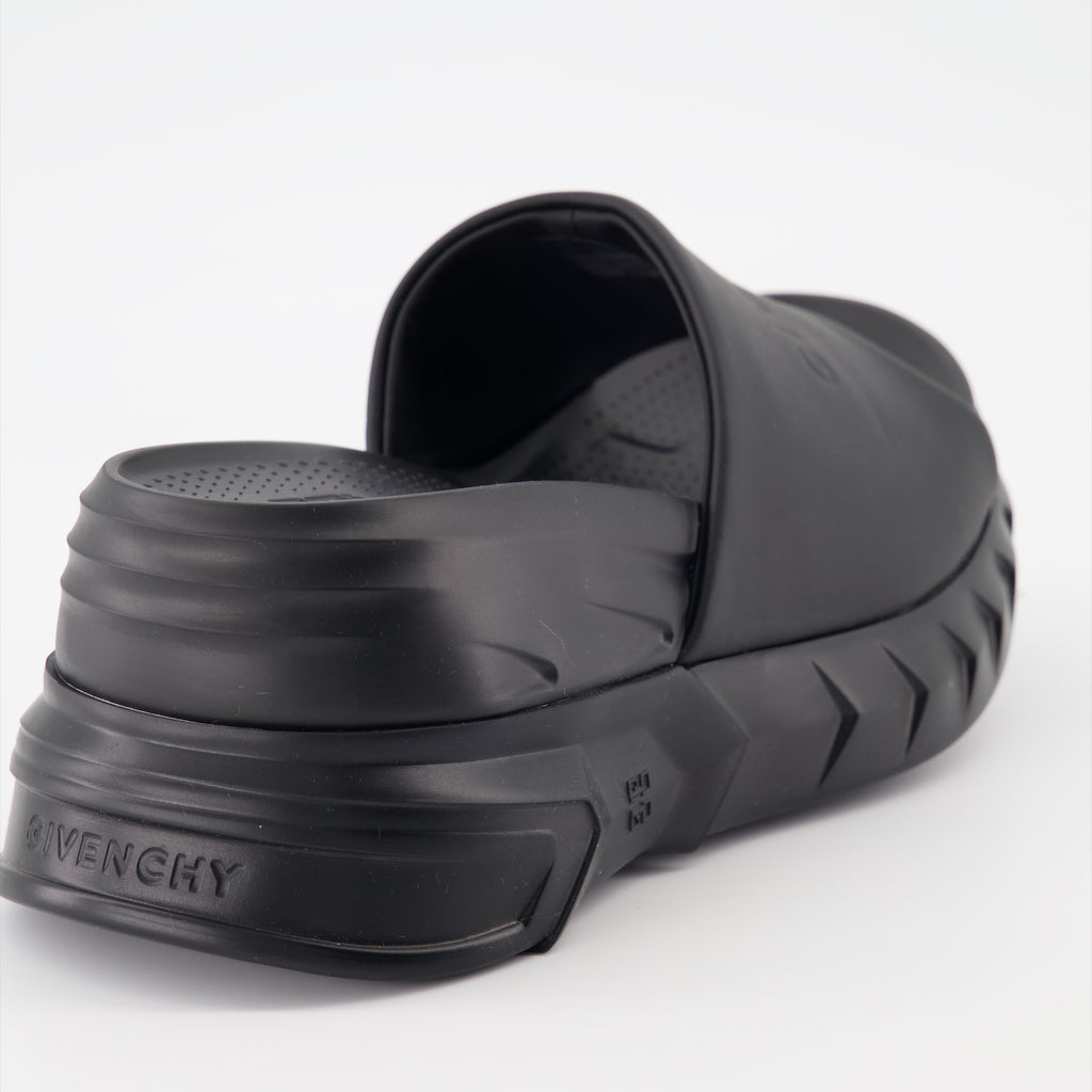 Offene schuhe Mules à plateforme Givenchy Schwarz Femme