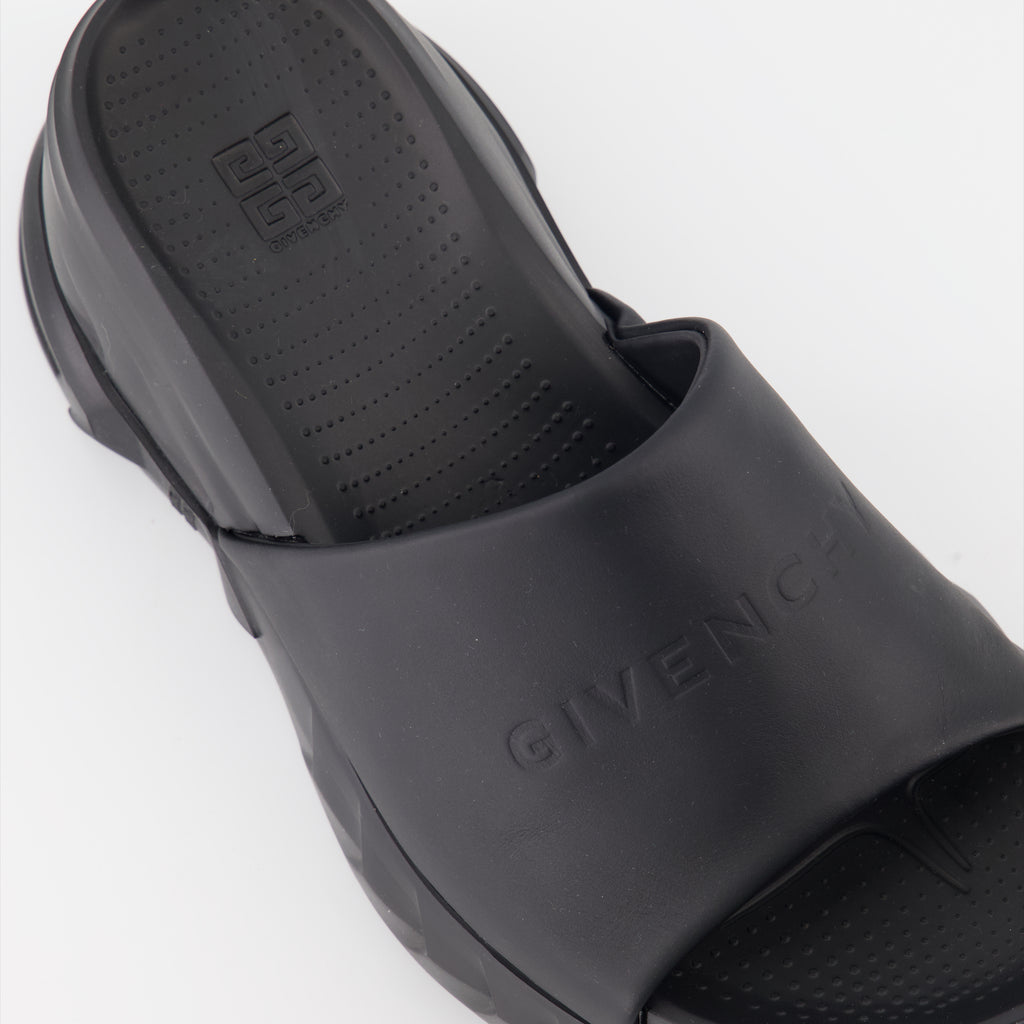Offene schuhe Mules à plateforme Givenchy Schwarz Femme
