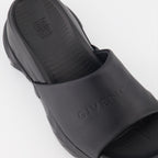 Offene schuhe Mules à plateforme Givenchy Schwarz Femme
