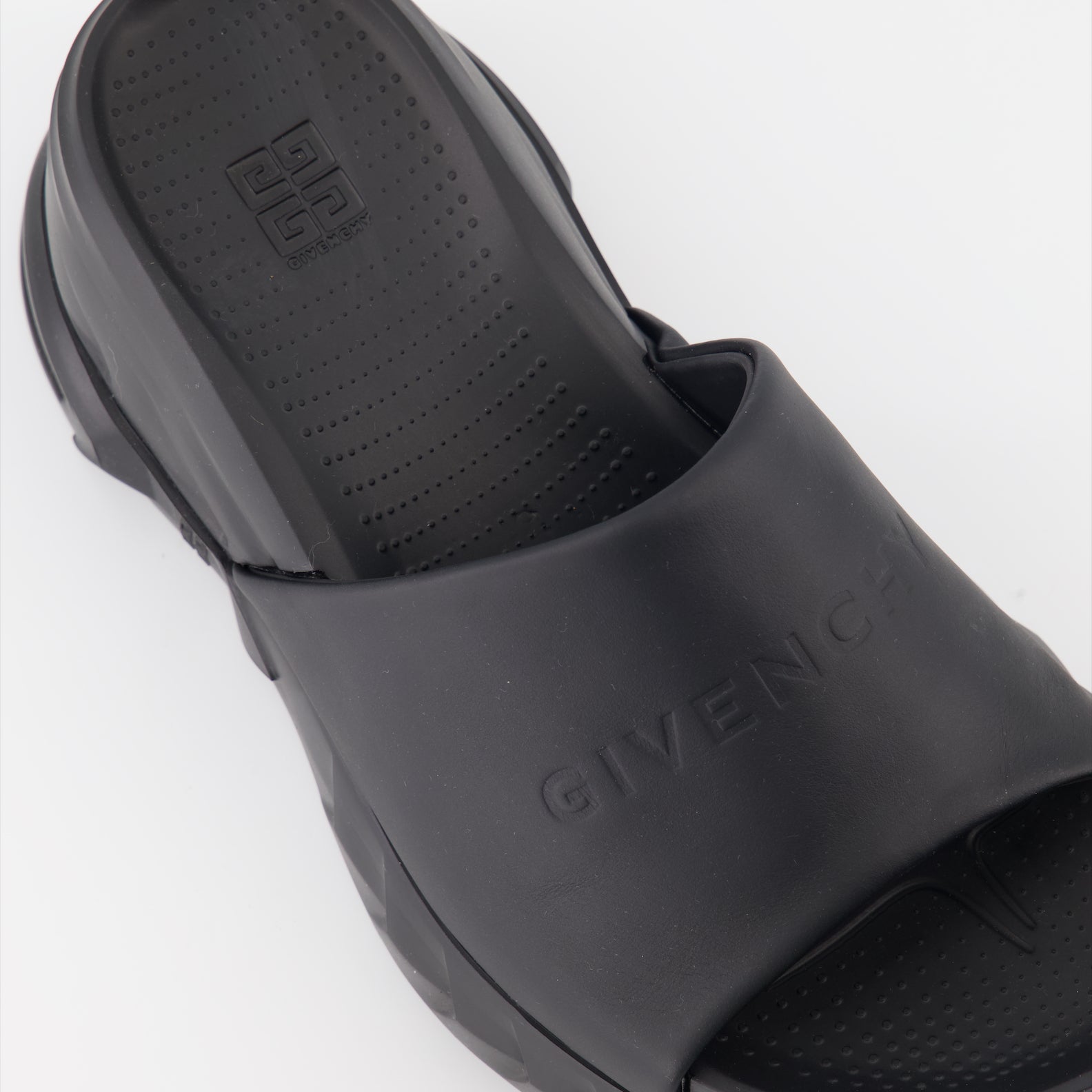 Offene schuhe Mules à plateforme Givenchy Schwarz Femme