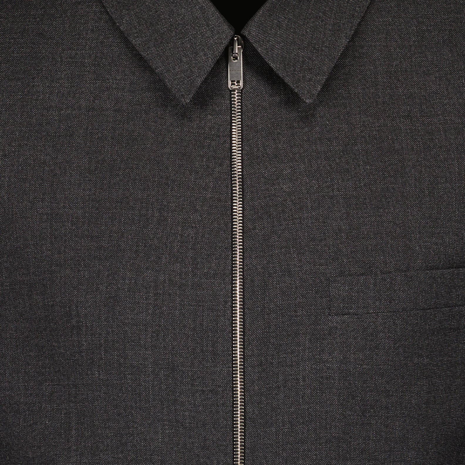 Vestes Veste zippée en laine Givenchy Gris Homme