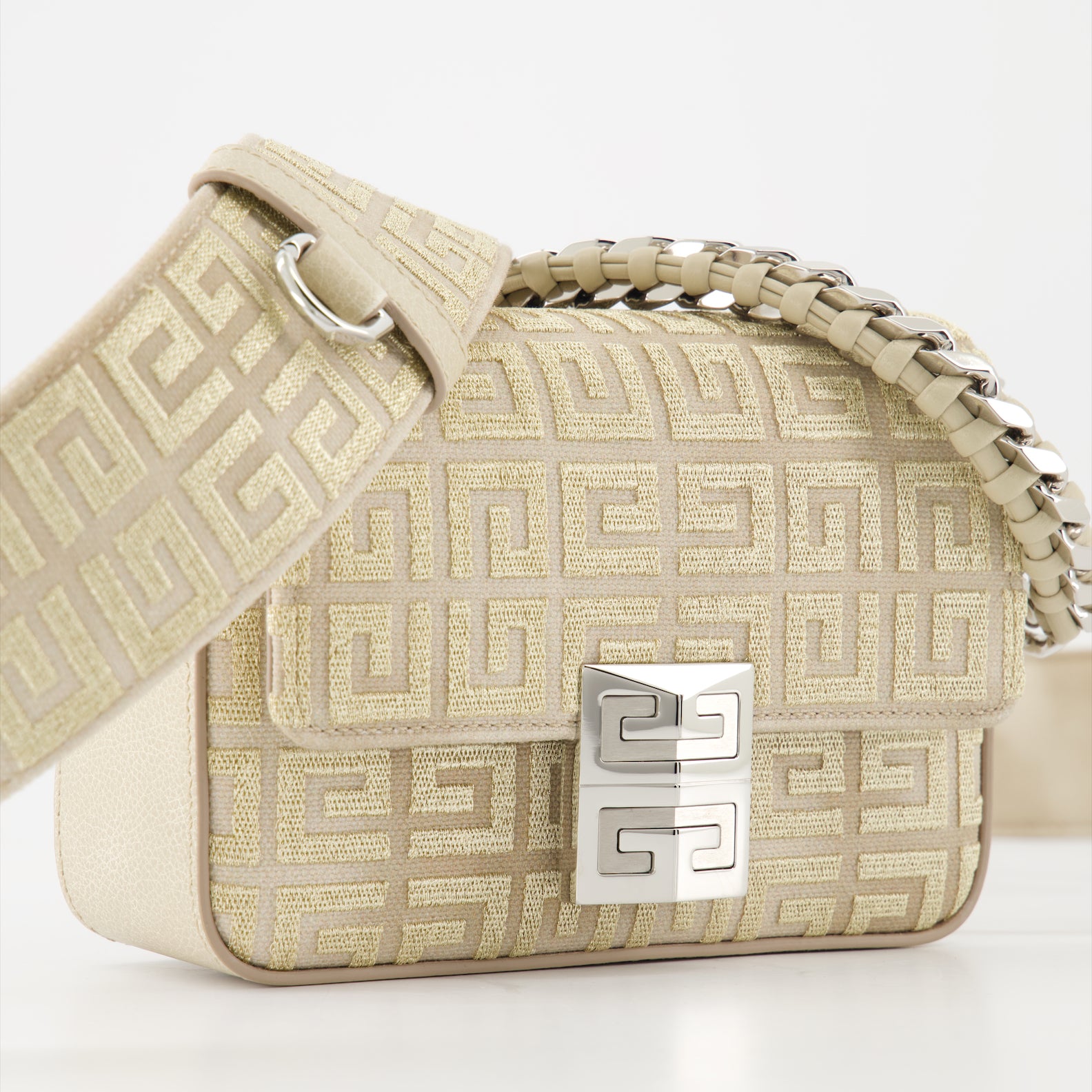 Umhängetaschen Sac brodé 4G Givenchy Gold Femme