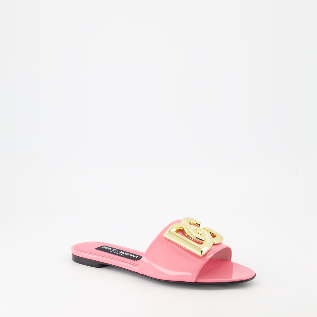 Open shoes DG slide Dolce & Gabbana Pink Women