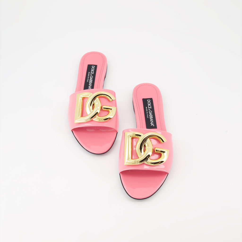 Open shoes DG slide Dolce & Gabbana Pink Women