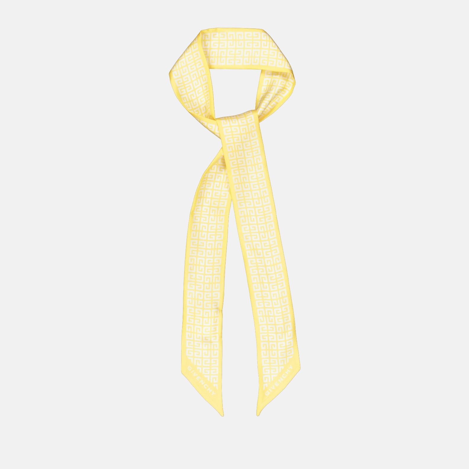 Scarves and gloves 4G silk headband Givenchy Yellow Women