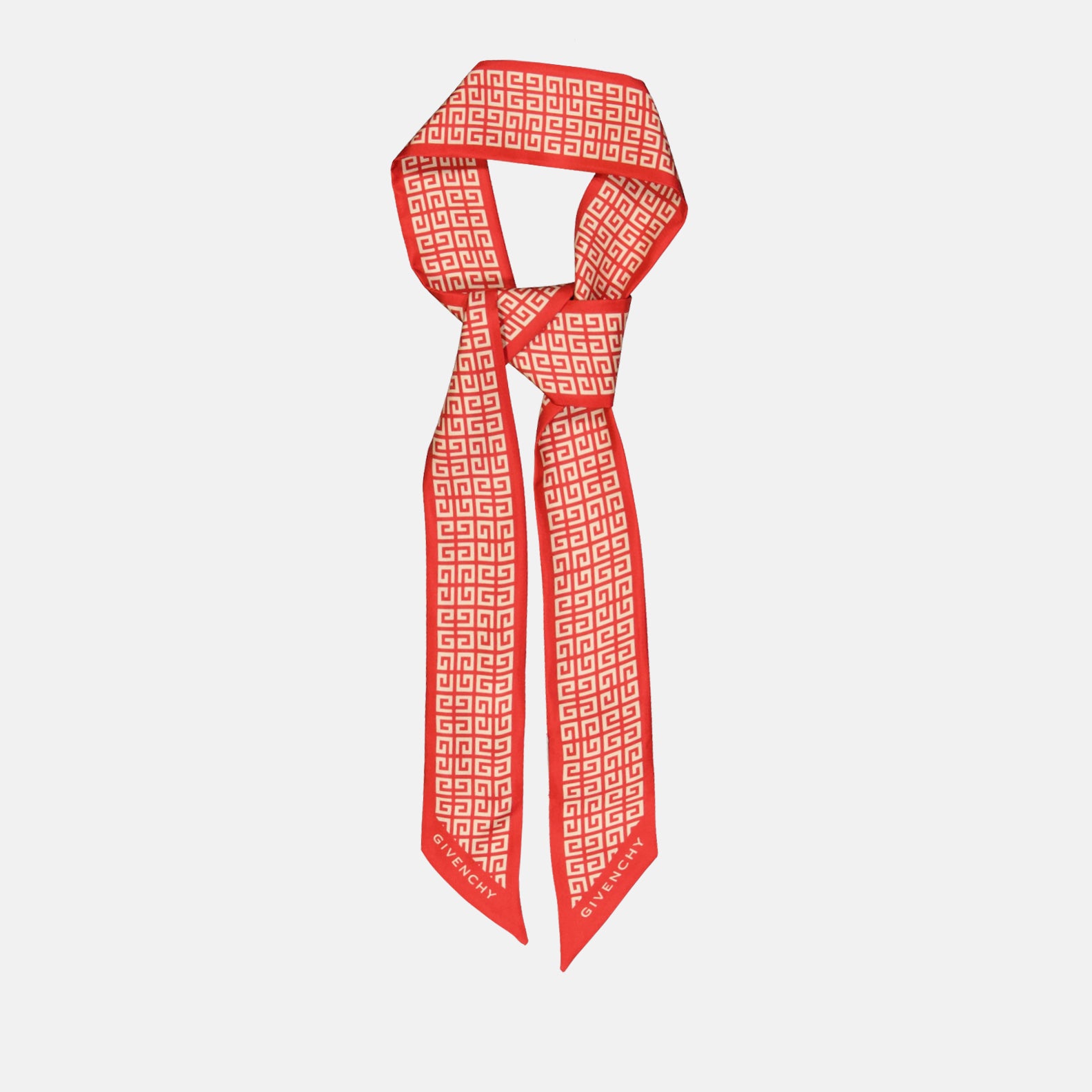 Scarves and gloves 4G silk headband Givenchy Red Women