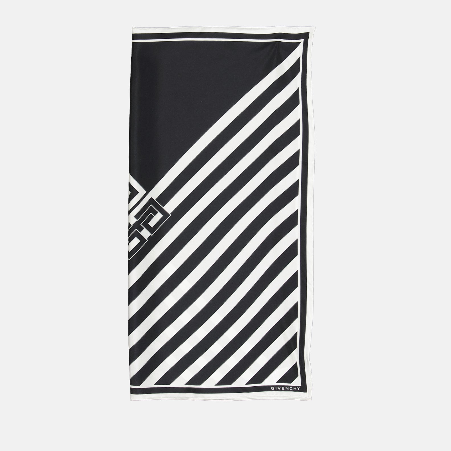 Lenços e luvas Carré de soie 4G Givenchy Preto Femme