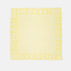 Scarves and gloves 4G silk square Givenchy Yellow Women