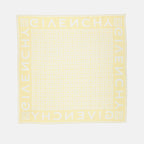 Scarves and gloves 4G silk square Givenchy Yellow Women