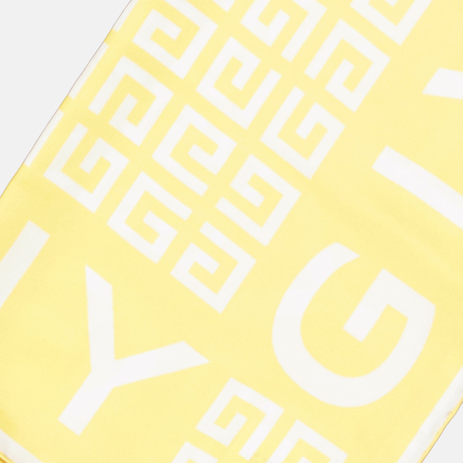 Scarves and gloves 4G silk square Givenchy Yellow Women