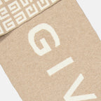 Schals und handschuhe Écharpe 4G en laine Givenchy Beige Femme