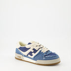 Baskets Baskets Fendi Match Fendi Bleu Femme