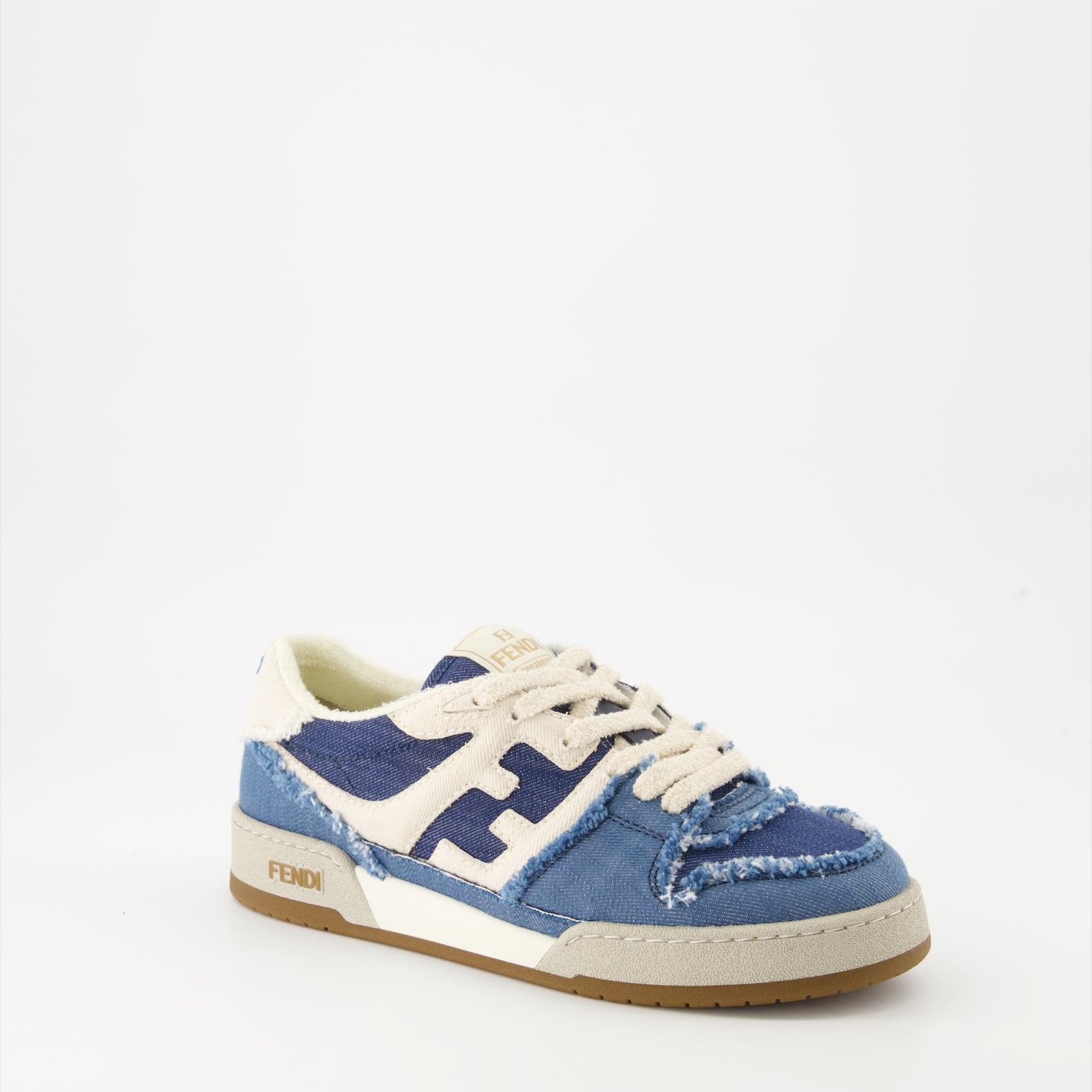 Baskets Baskets Fendi Match Fendi Bleu Femme