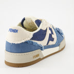 Baskets Baskets Fendi Match Fendi Bleu Femme