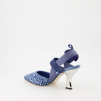 Heels Escarpins Colibrì Fendi Blue Femme