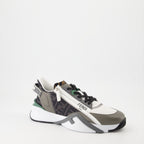 Baskets Baskets Fendi Flow Fendi Gris Homme