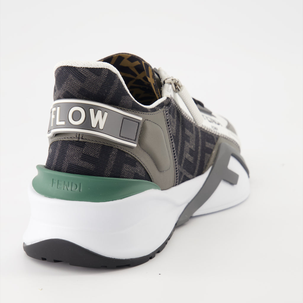 Baskets Baskets Fendi Flow Fendi Gris Homme